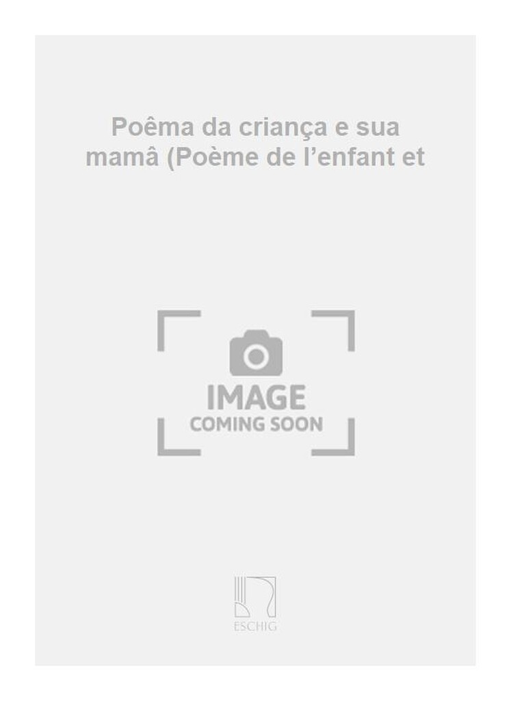 Poema Da Crianca.. Materiel (Flute-Clarinette-Vlc)